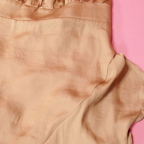 Le Lis Collection Mia Satin Ruffle Hem Mini Dress - Picture 8 of 15